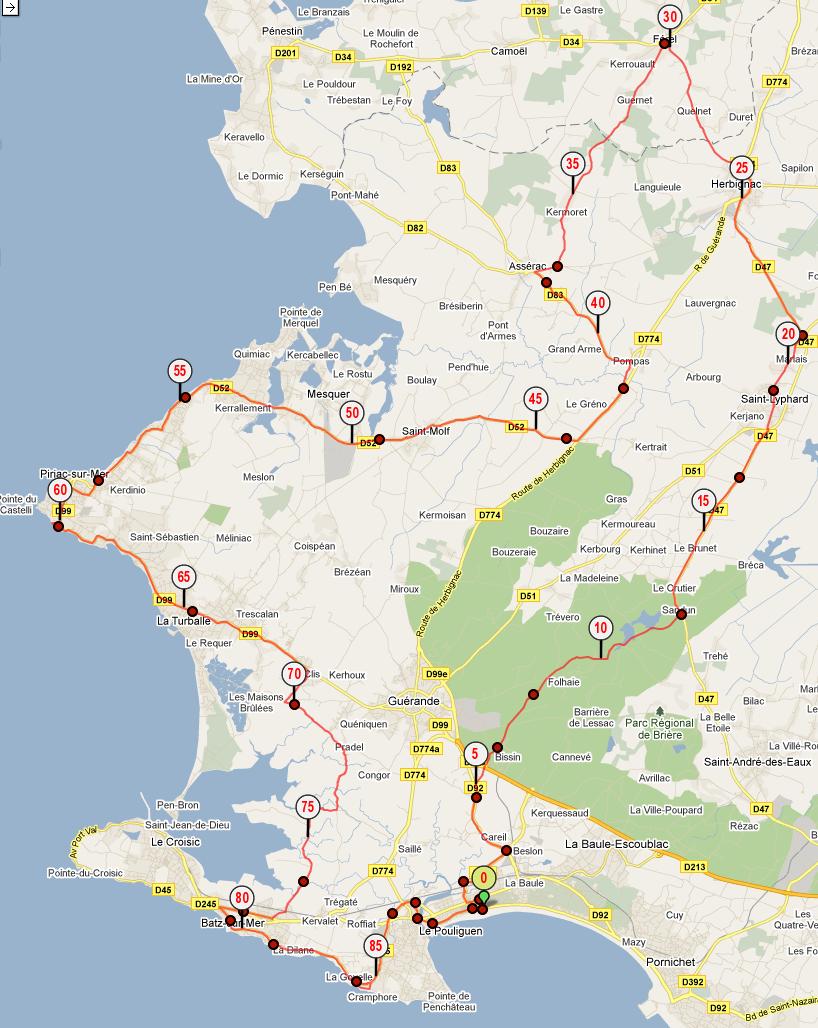 Image parcours vélo